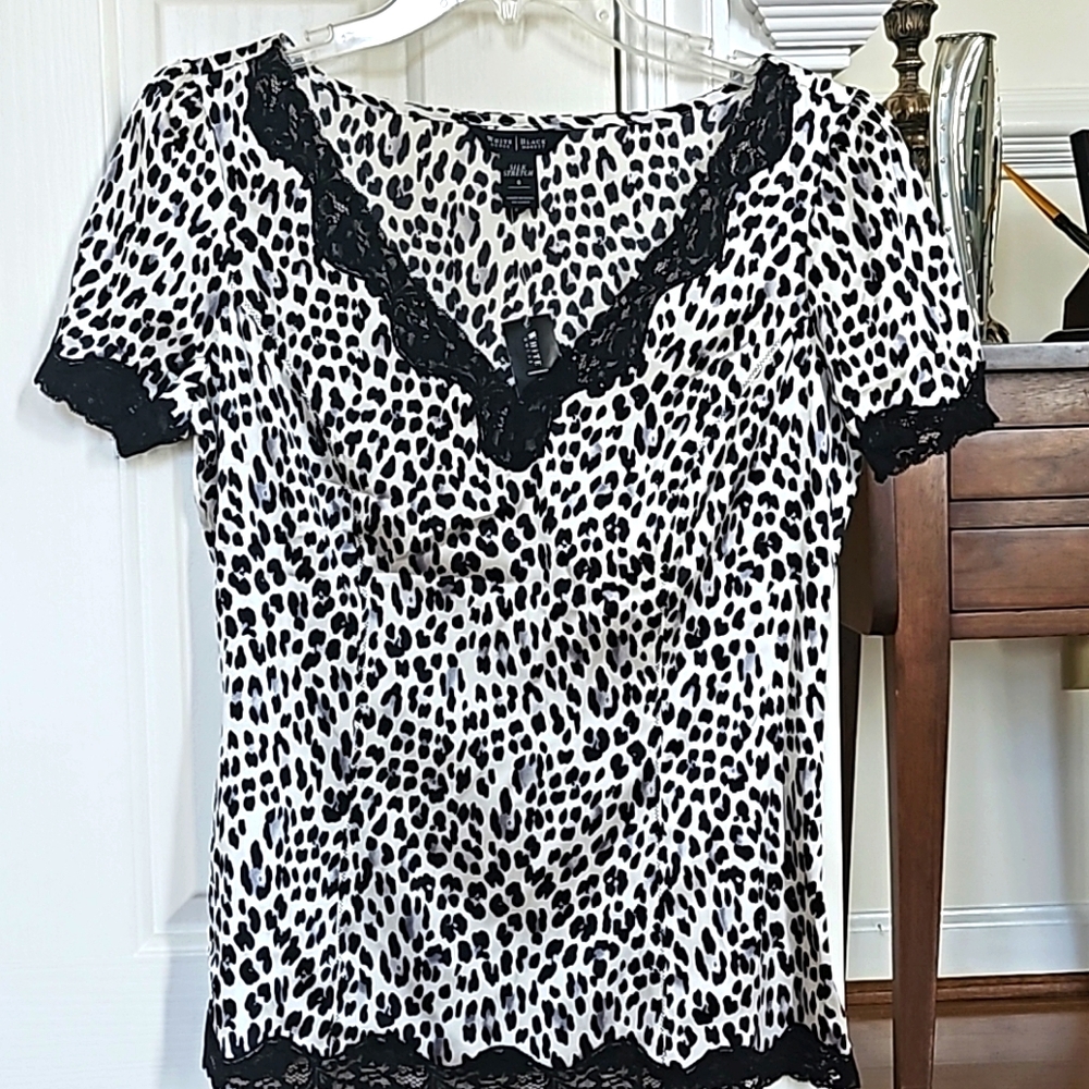 White House Black Market 95% Silk size 8